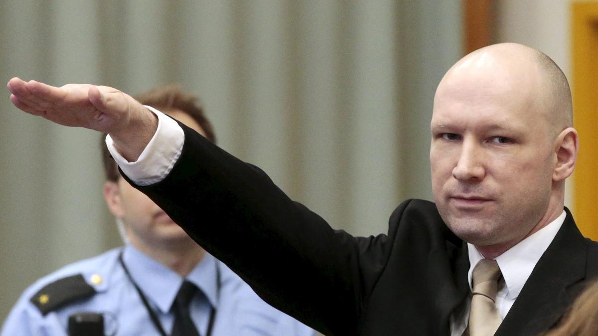 Anders Behring Breivik, durante el juicio.