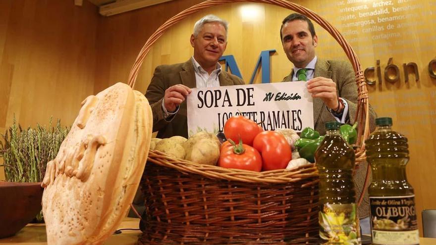 Juan José García y Jacobo Florido, en la presentación de la fiesta.