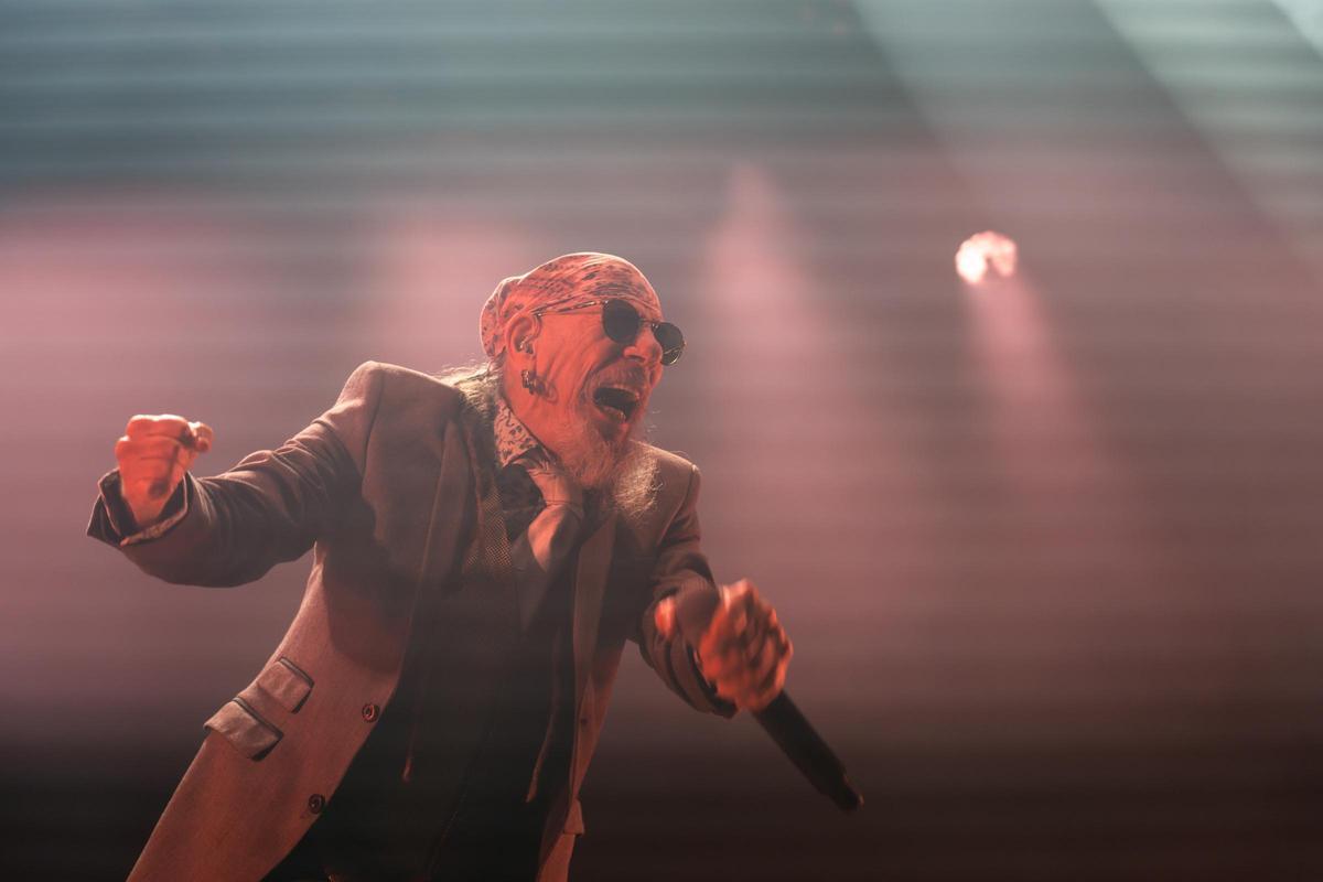 El Drogas durante su actuación en EXPORock