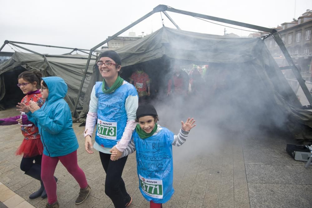 Más de 9.000 personas participan en la sexta Carrera ENKI en A Coruña.