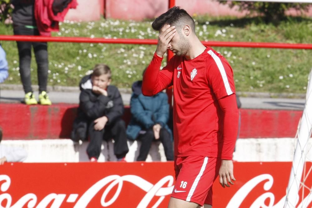 Entrenamiento del Sporting