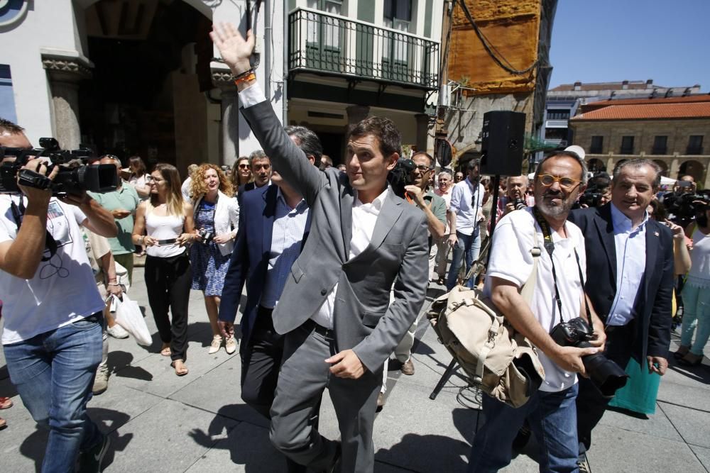 Acto electoral de Albert Rivera en Avilés