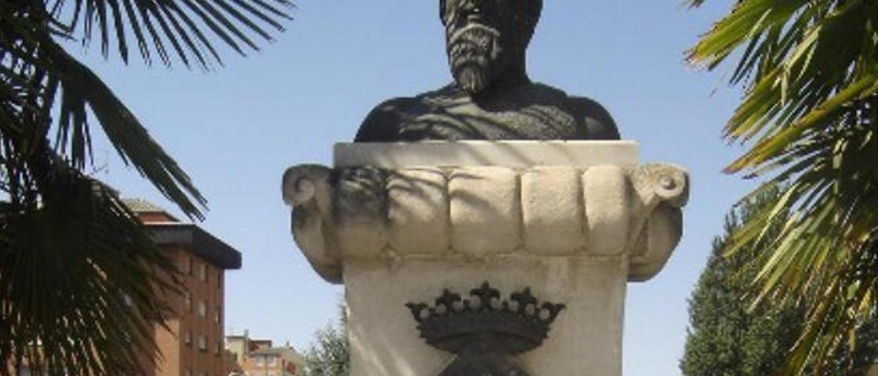 Busto a Fernando Guanarteme en Calatayud.