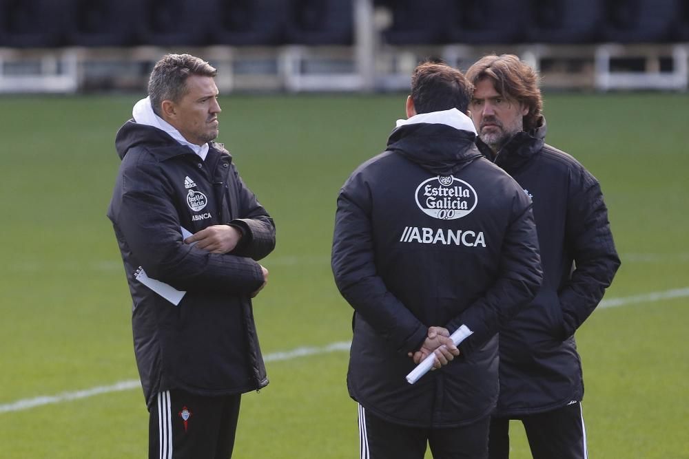 Entrenamiento del Celta en Balaídos