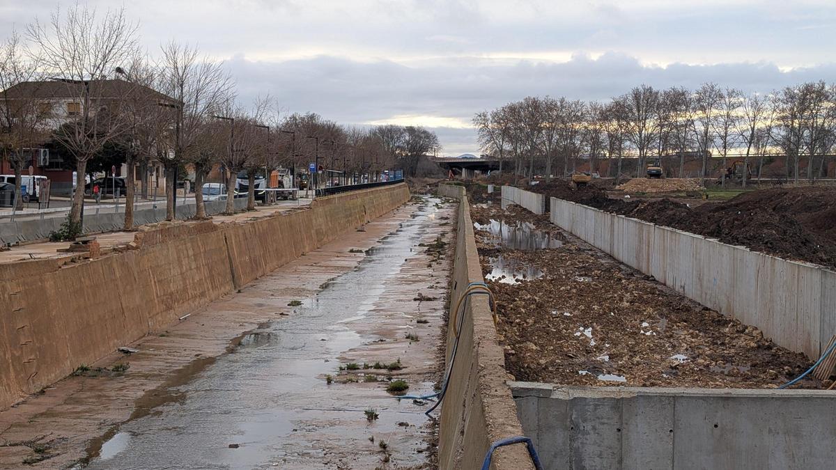 Ampliación del cauce del río Magro a su paso por Utiel.