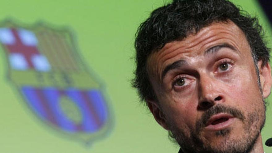 El entrenador del Barcelona, Luis Enrique.