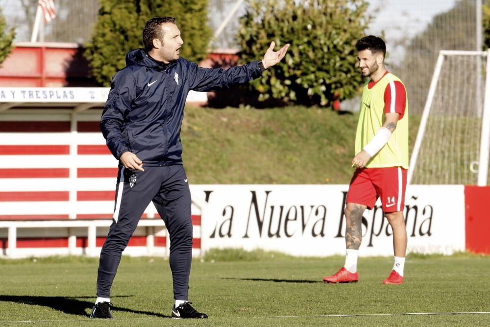 Entrenamiento del Sporting