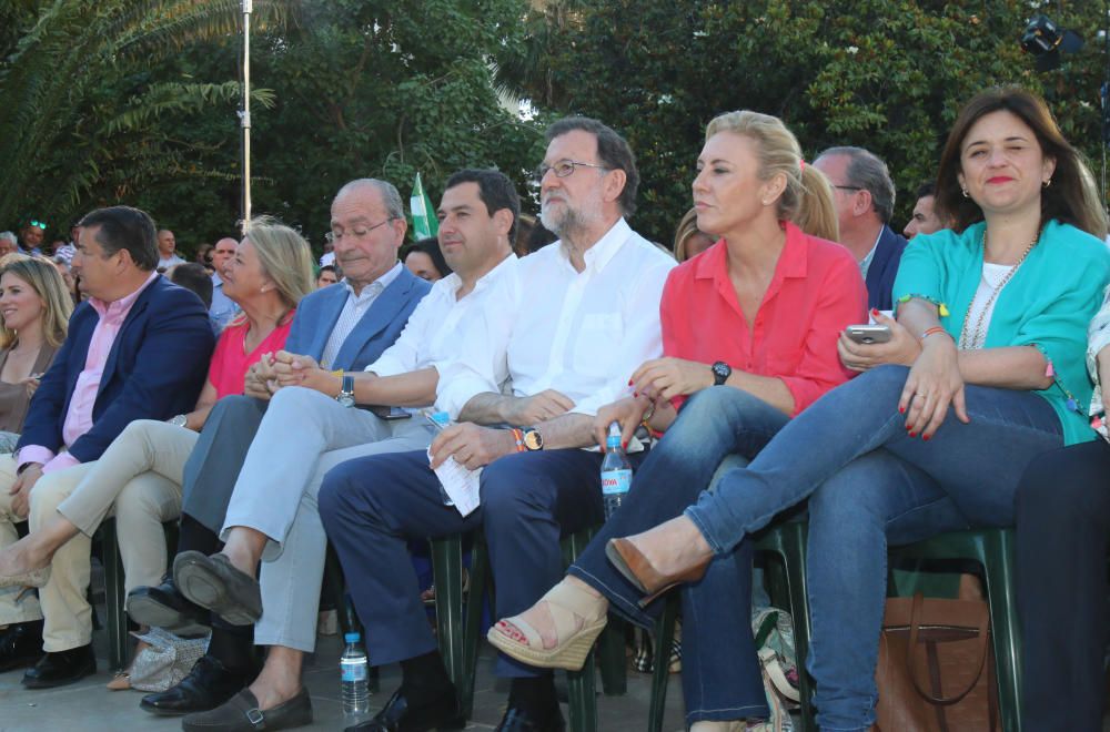 El presidente en funciones encabezó el acto del Partido Popular en el inicio de la última semana de campaña