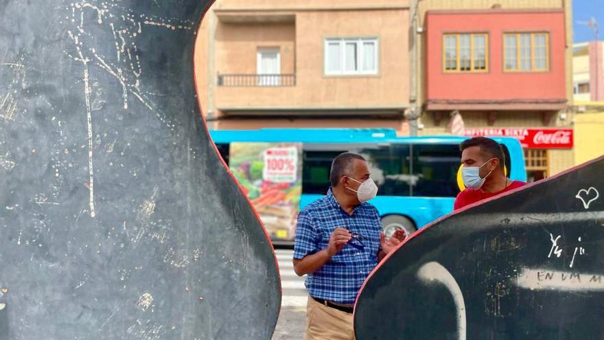 Las esculturas de Franchy Roca serán rehabilitadas