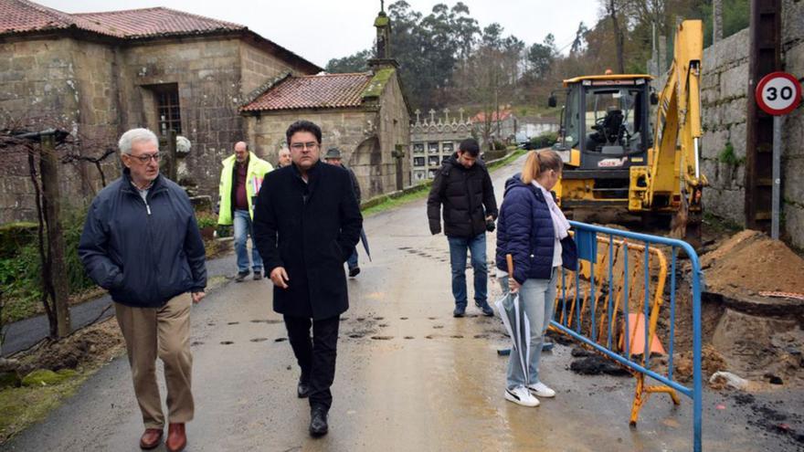 San Miguel de Valga mejora su seguridad dentro de un entorno histórico