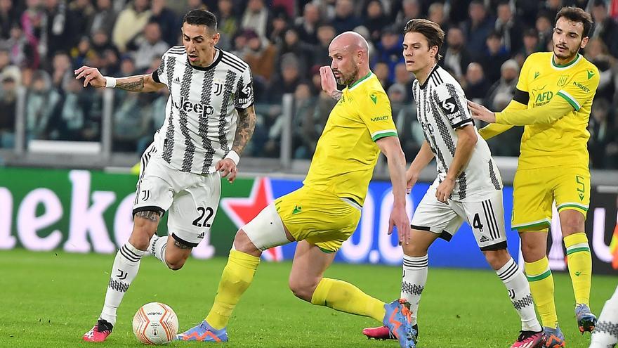 Resumen, goles y highlights de la Juventus 1 - 1 Nantes del partido de ida de los play-offs de Europa League