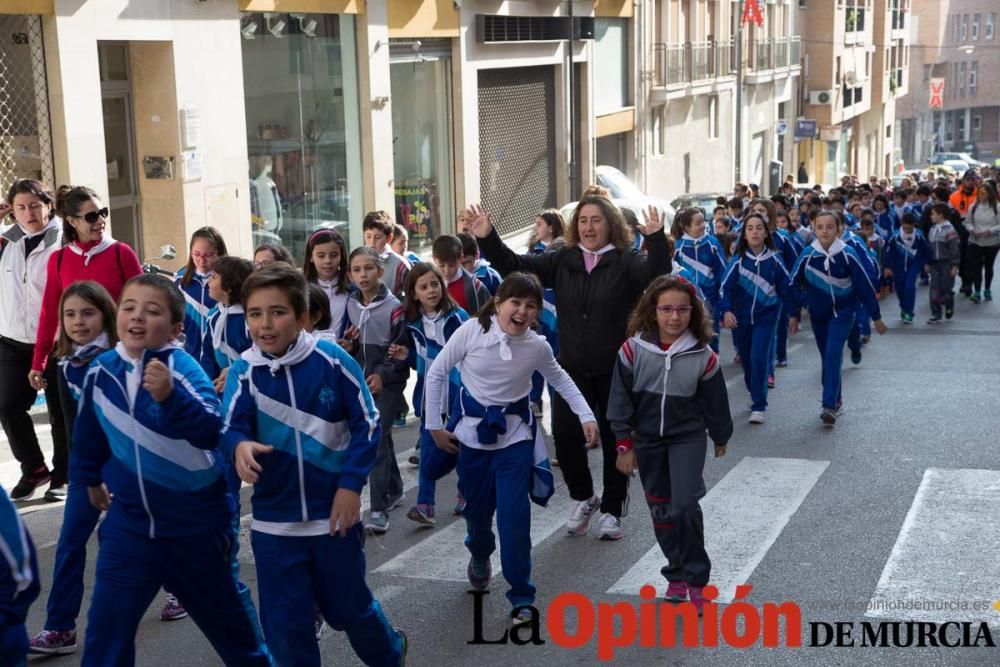 Marcha en el Día del Cáncer Infantil en Caravaca