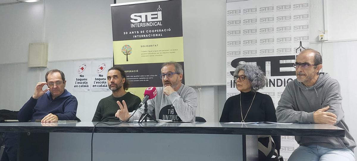 Dirigentes del STEI