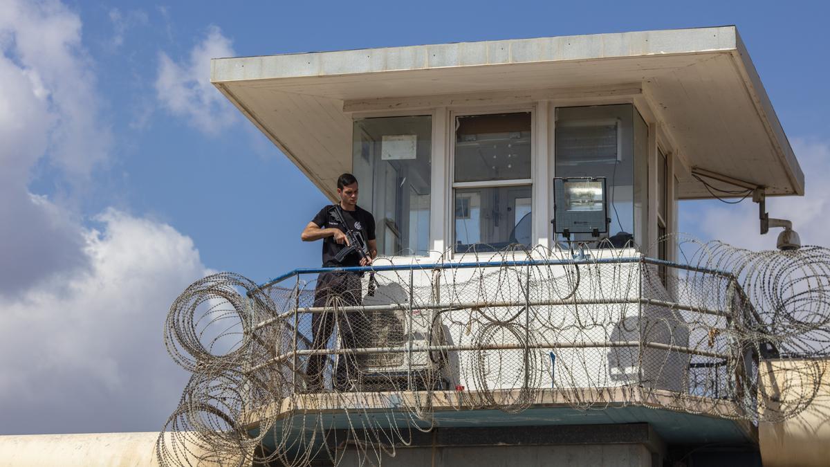 La prisión de Gilboa, la de más alta seguridad de Israel, de donde han escapado seis presos palestinos.