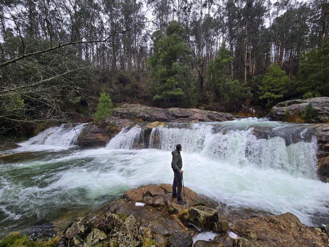 Río Tamuxe lleno de agua por las intensas lluvias
