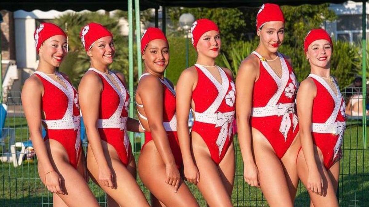 Las nadadoras del club Estrella del Mar.