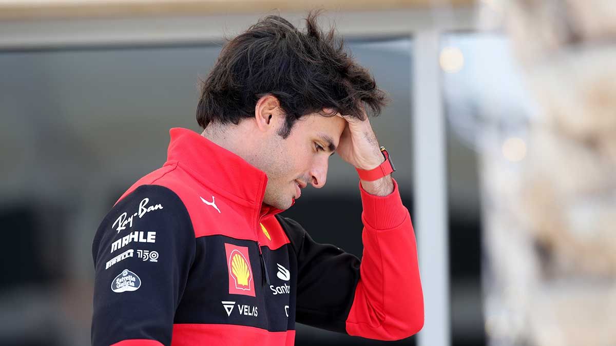 Carlos Sainz en una imagen durante el GP de Bahréin de F1