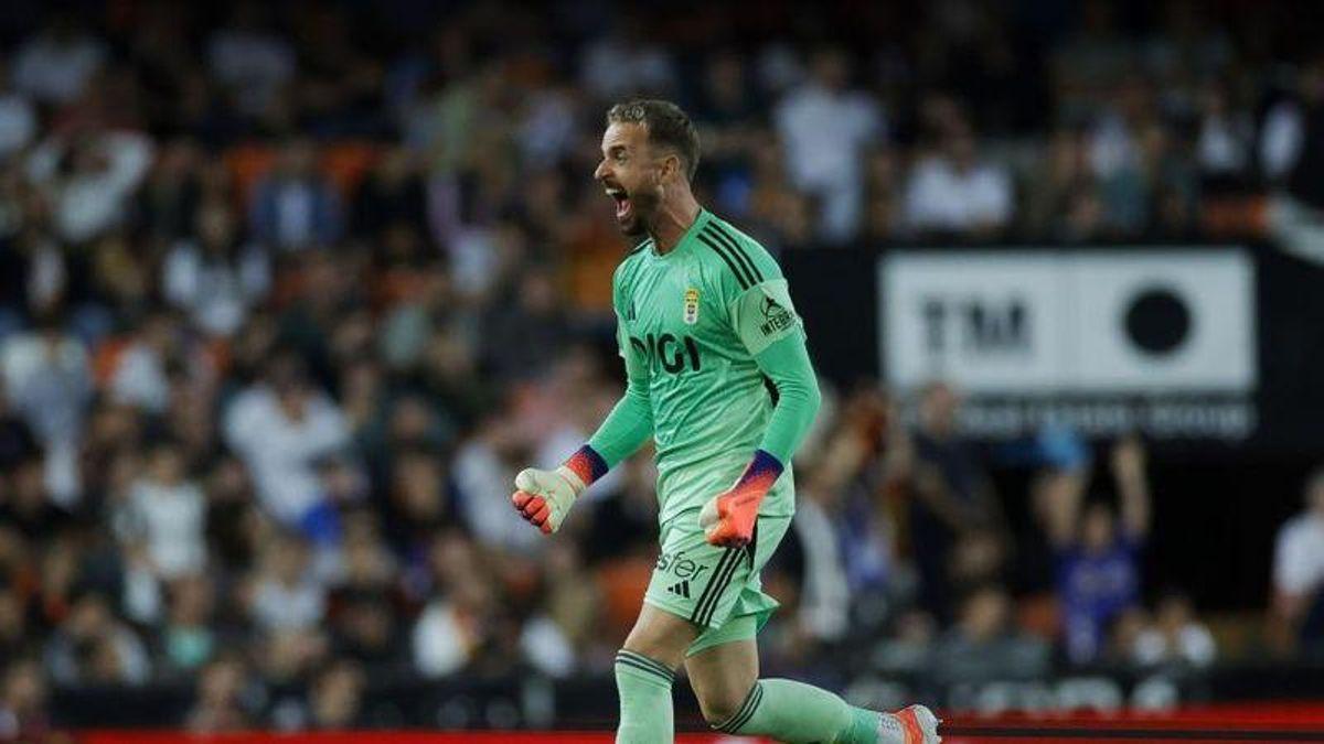Aarón Escandell en Mestalla