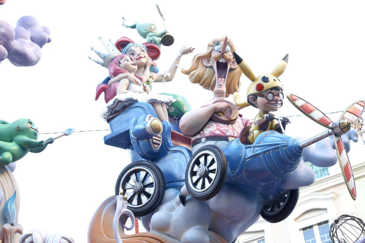 Sueca-Literato Azorín, todos los detalles de la falla ganadora del Ninot Indultat 2026