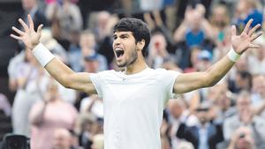 El camino de Alcaraz hasta la final de Wimbledon