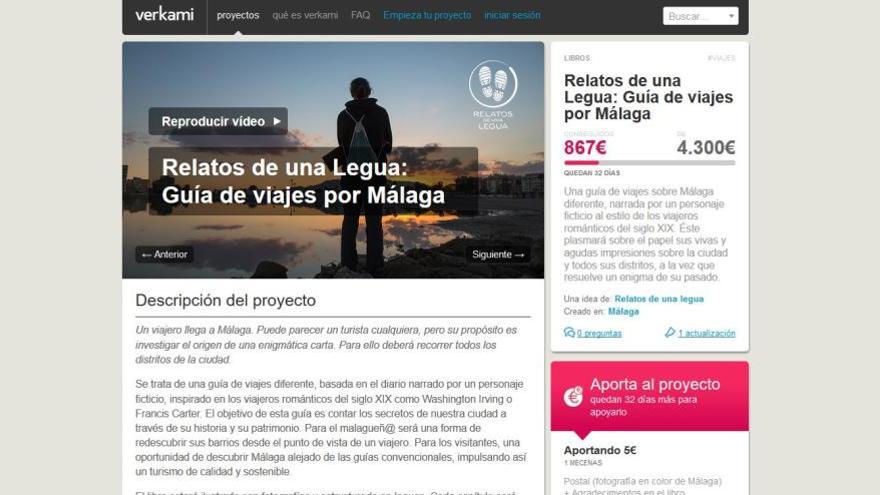 Campaña de crowdfunding para editar una guía de viajes de Málaga diferente