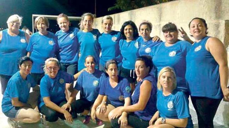 Equipo del Turó del grupo A de Nacional Femenina.
