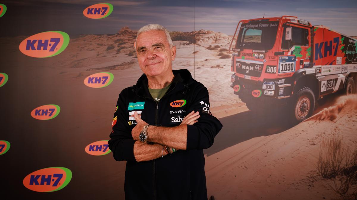 José Luis Criado, copiloto del camión del Ecovergy Team