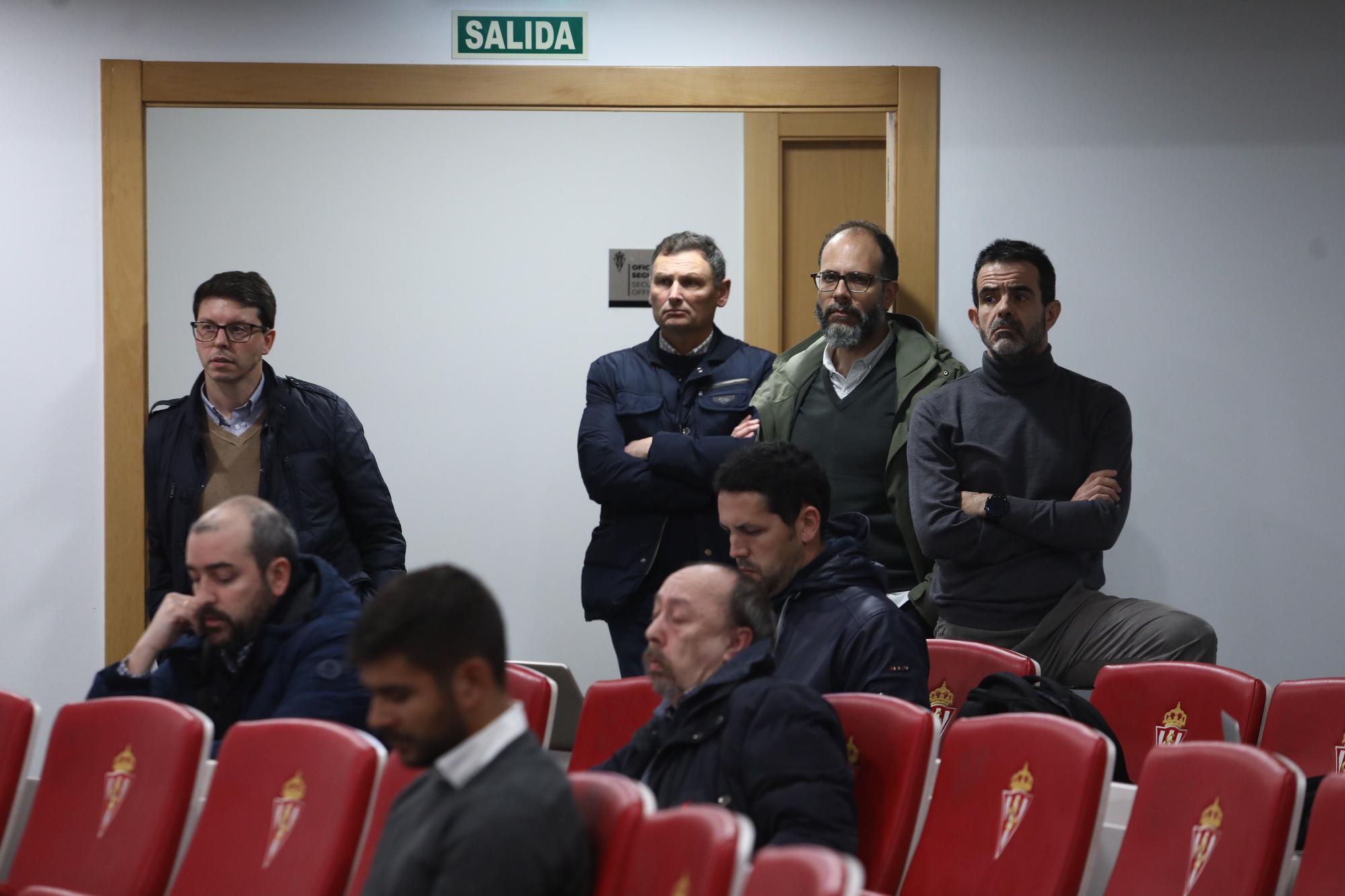 En imágenes: Así fue la presentación de Ramírez como entrenador del Sporting