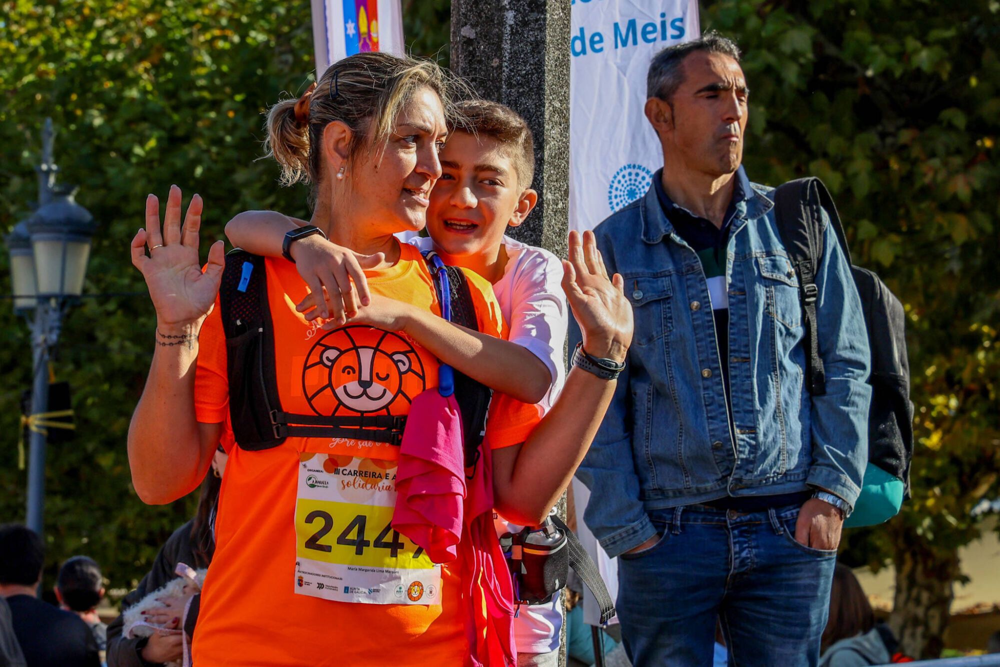 Andaina y carrera solidaria por niños como Leo Diz