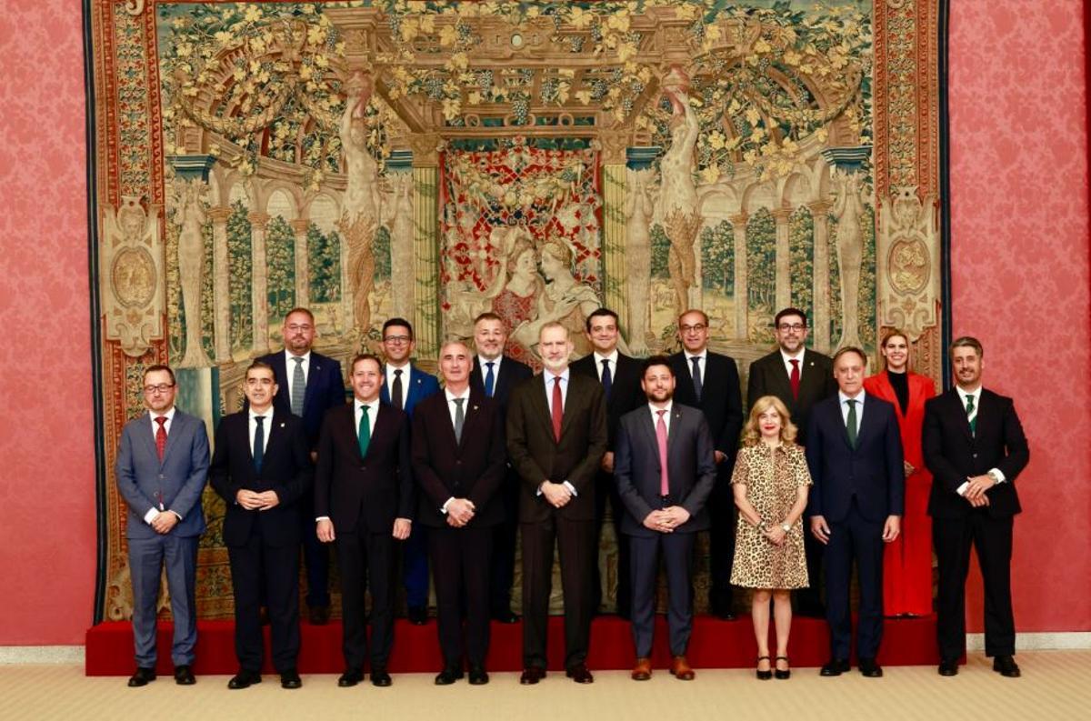 Foto de familia de las Ciudades Patrimonio.