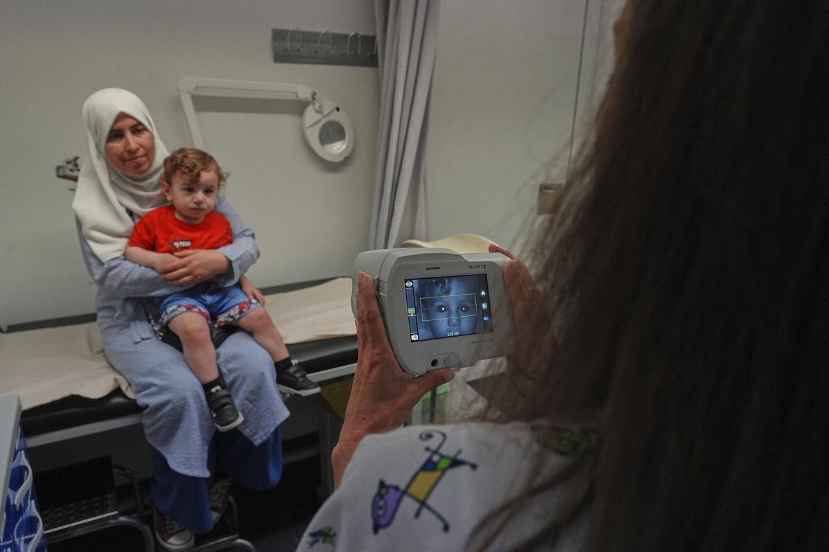 Les imatges del cribratge precoç per detectar l'ull gandul