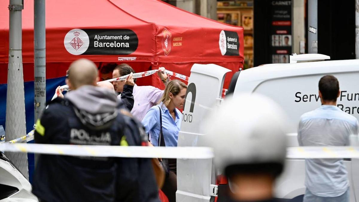 Muerto un hombre de un tiro en la cabeza en la calle de Balmes de Barcelona