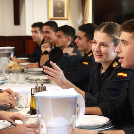 El menú de la princesa Leonor a bordo del buque escuela Elcano
