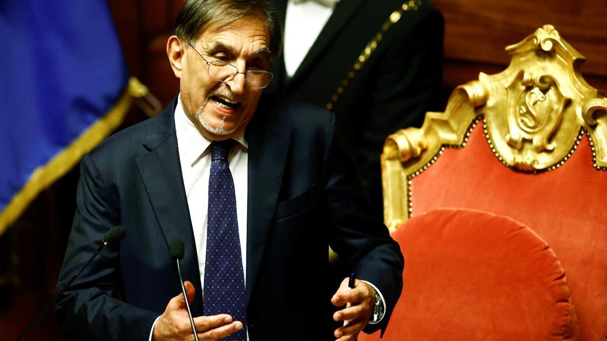 El nuevo presidente del Senado de Italia, Ignazio La Russa.
