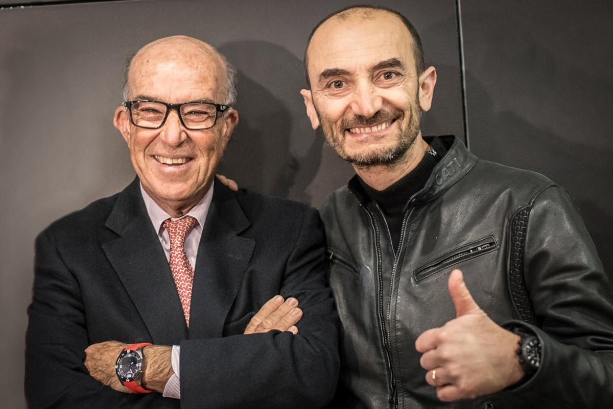 Carmelo Ezpeleta, CEO de Dorna y Claudio Domenicali, CEO de Ducati