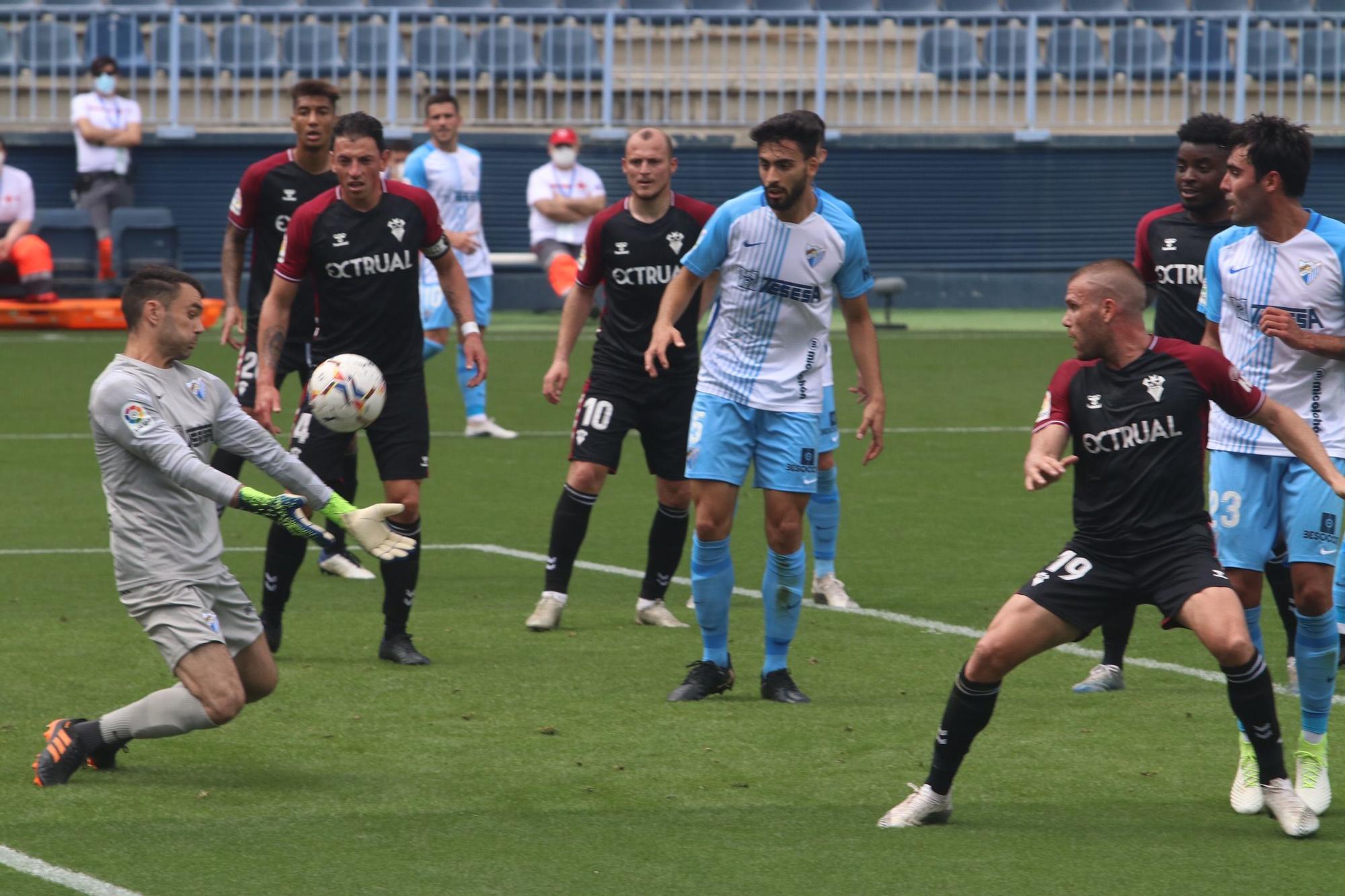 Las imágenes del Málaga CF - Albacete Balompié de LaLiga SmartBank