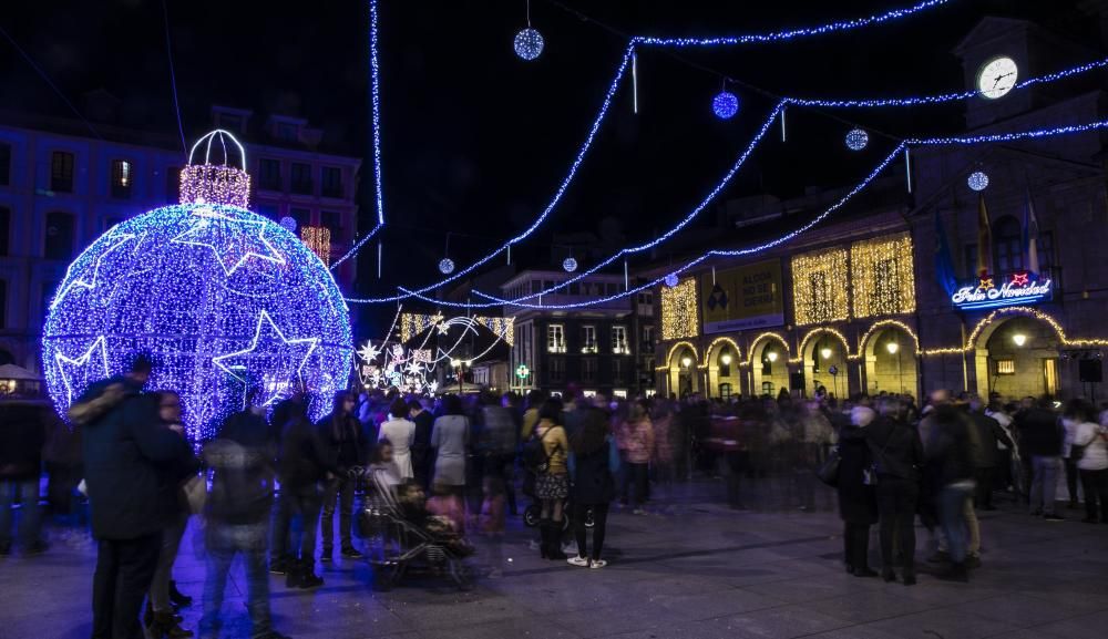 Luces de Navidad en Avilés