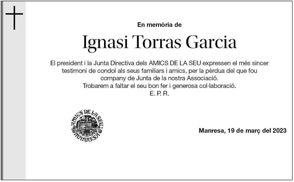 IGNASI TORRAS GARCIA