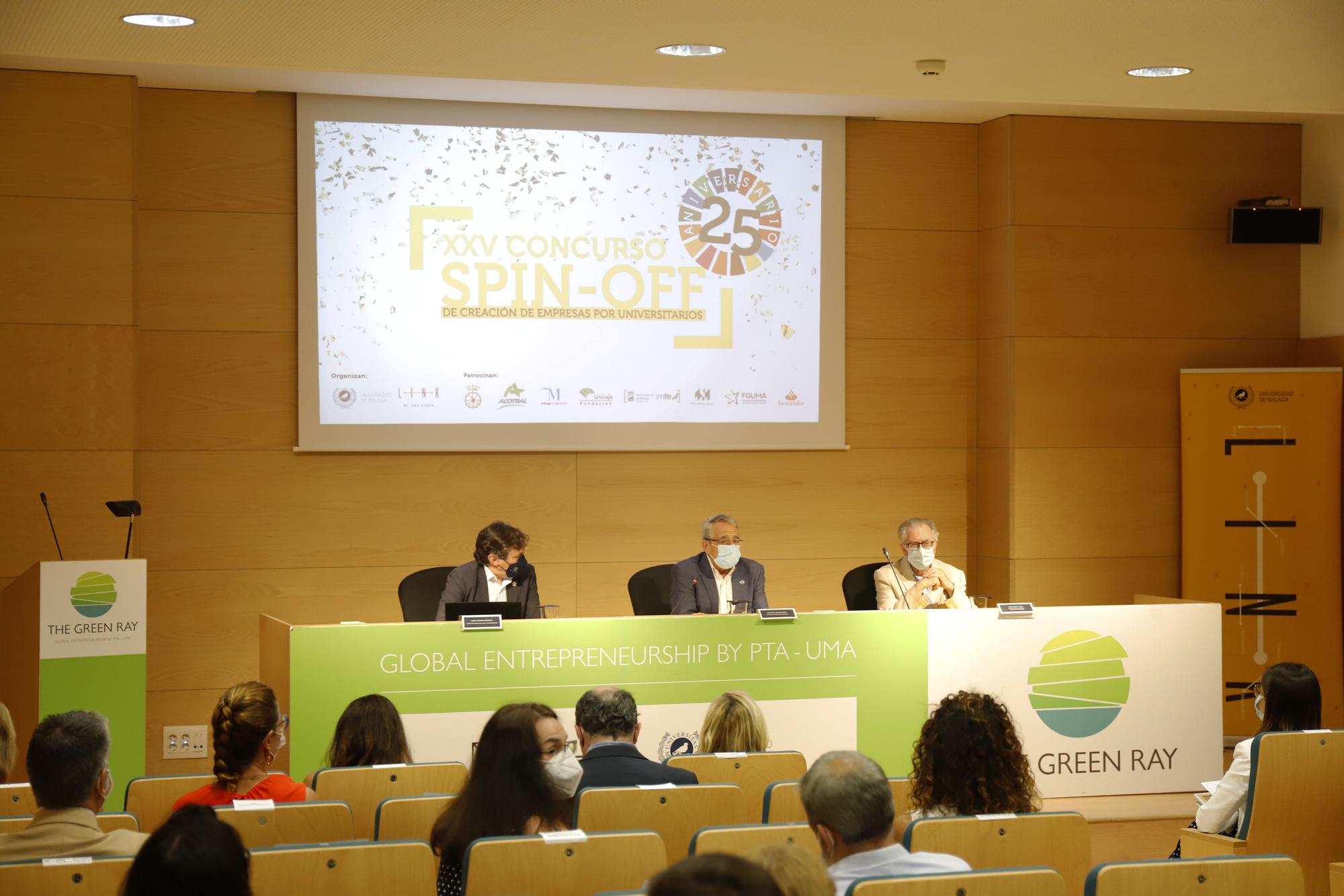 Entrega de los premios Spin-Off de la Universidad de Málaga