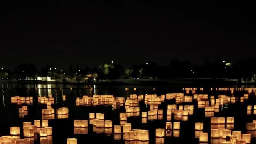 El festival de farolillos flotantes llega a Zaragoza: "Un espectáculo impresionante"