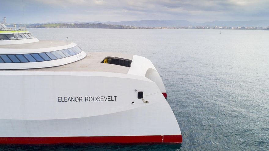 Baleària rinde homenaje a la escritora Eleanor Roosevelt con el nombre del nuevo &#039;fast ferry&#039;