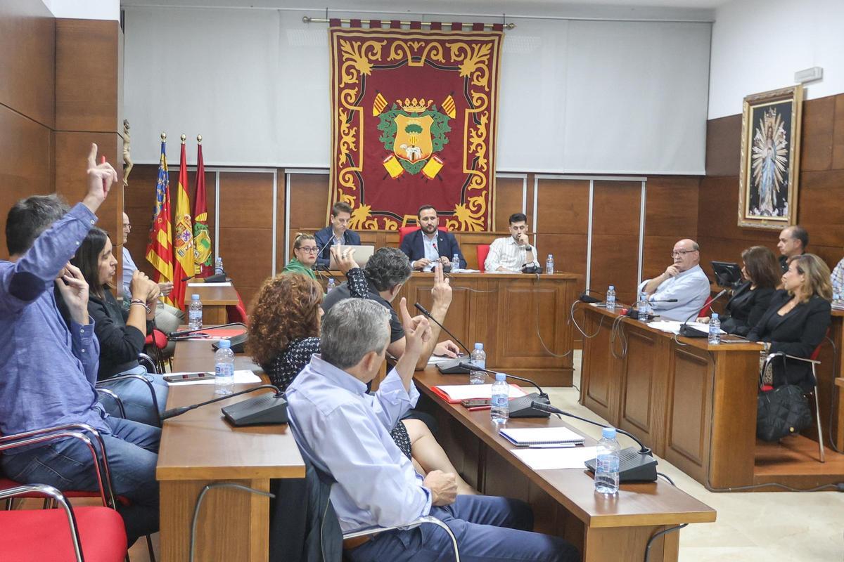 Pleno del Ayuntamiento de Callosa de Segura durante el actual mandato