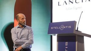 Luca Napolitano, consejero delegado de Lancia, en el encuentro con proveedores de la marca celebrado el pasado miércoles en la planta de Stellantis Figueruelas.