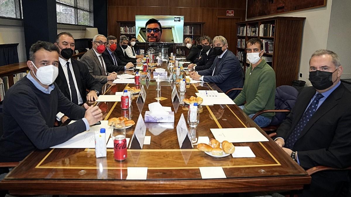 Imagen de la reunión celebrada hoy