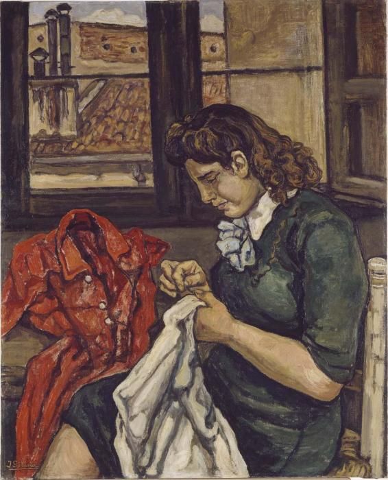 La costurera, de Gutiérrez Solana. Museo Nacional Centro de Arte Reina Sofía