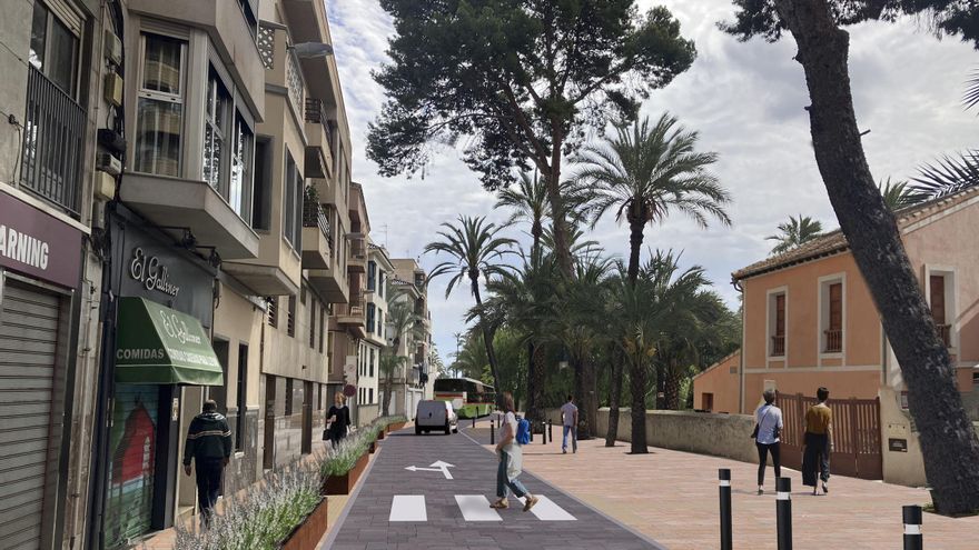 Elche invertirá más de un millón de euros para reformar la turística calle Porta de la Morera
