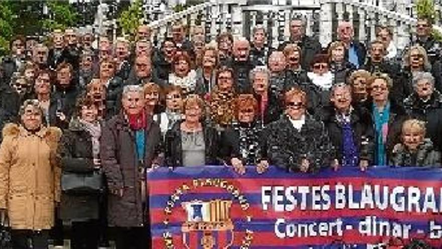 La Penya Blaugrana de Sant Vicenç de Castellet celebra el dinar de Prenadal