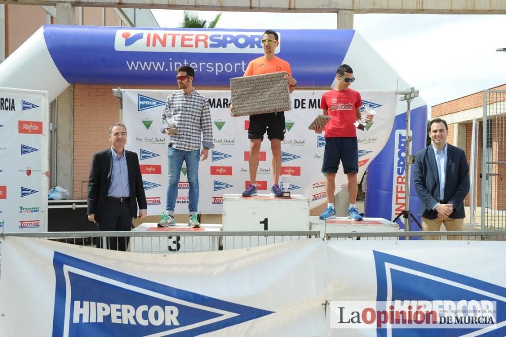 Media Maratón de Murcia: podios