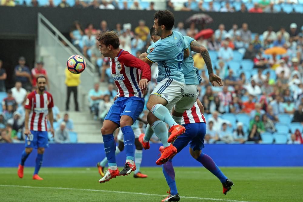 El Atlético de Madrid arrasó al Celta en una segunda parte para el olvido después de que los vigueses hubieses sido superiores durante los primeros cuarenta y cinco minutos