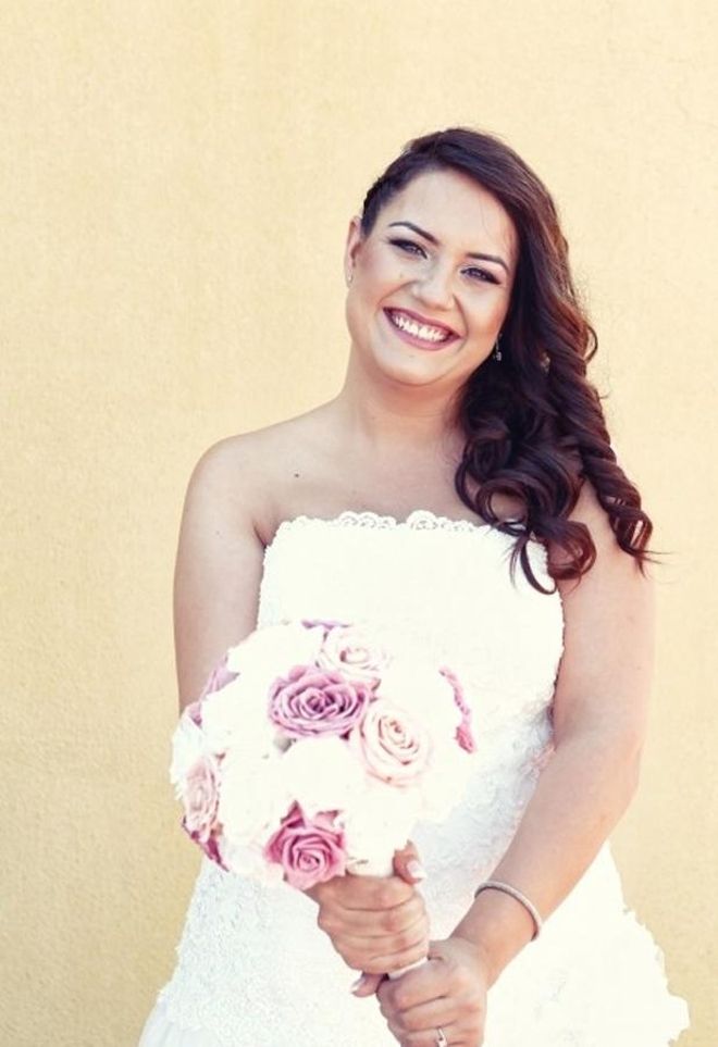 Novias con pelo suelto: tirabuzones